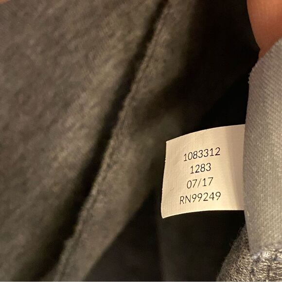 Catherines Plus Size Tank Top sleeveles gray cotton embellish studded sparkly 3X - Picture 7 of 9